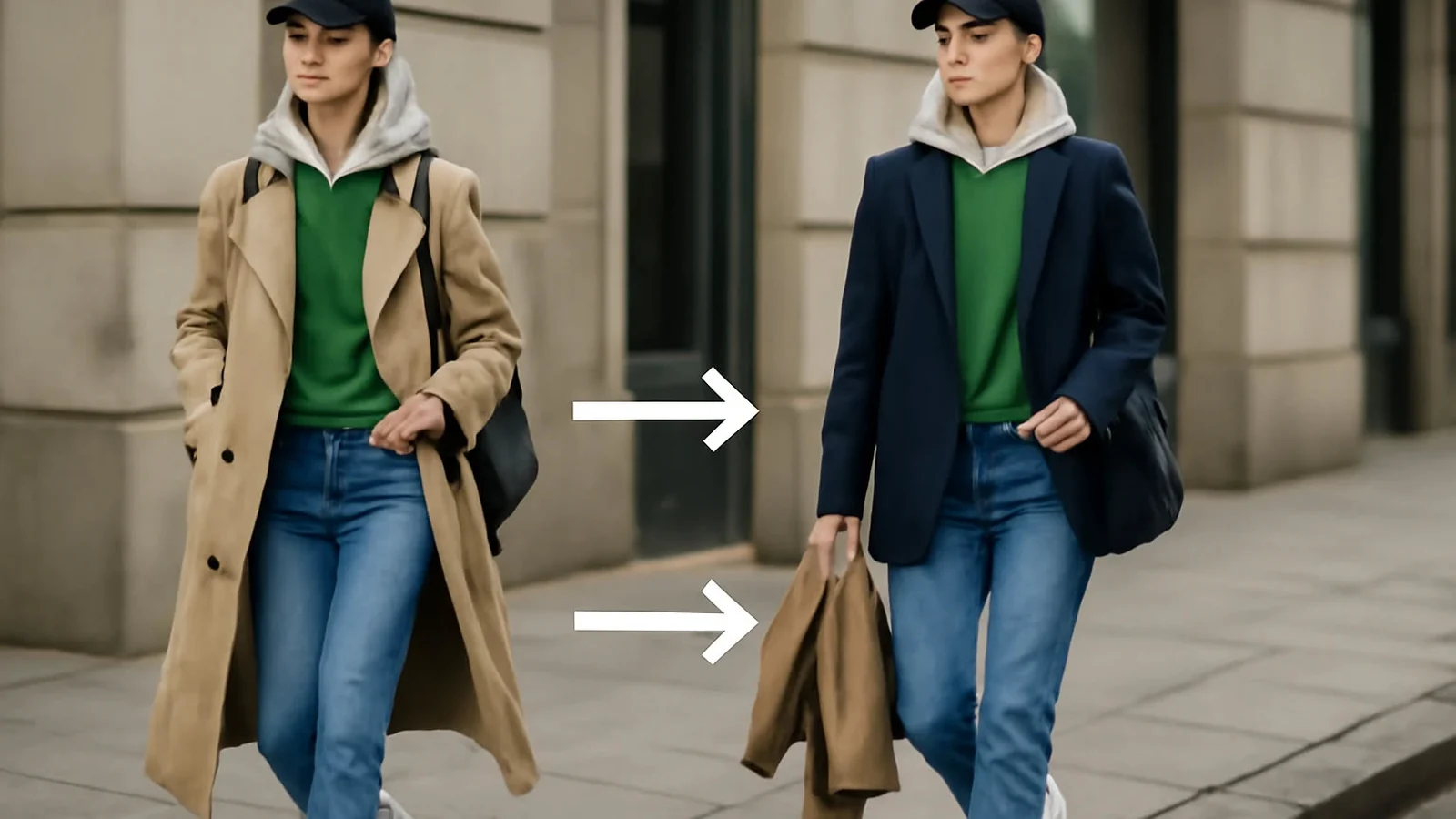 Pantaloni, felpa e giacca leggera: come creare tre combinazioni da scuola partendo da una base comune senza aggiungere capi